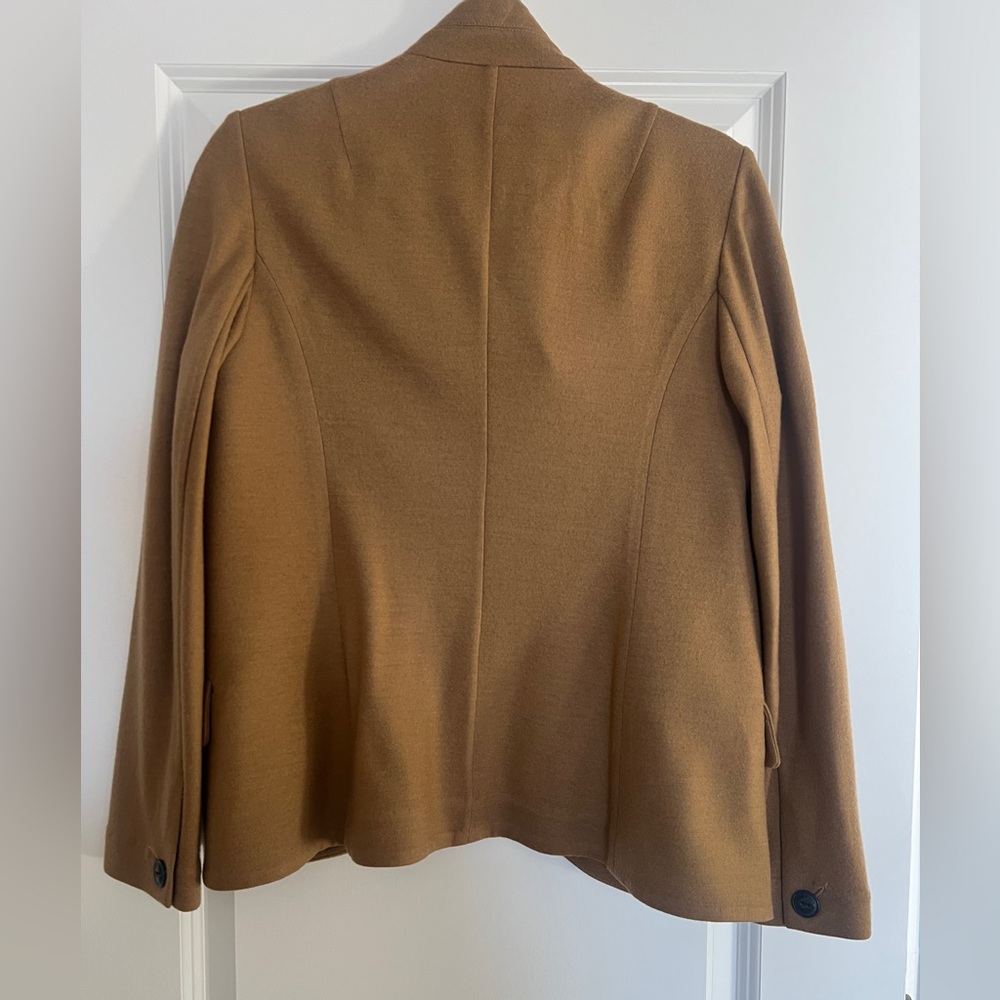 Rag & Bone Tan Blazer with Button Detail, slade wool - Picture 8 of 9